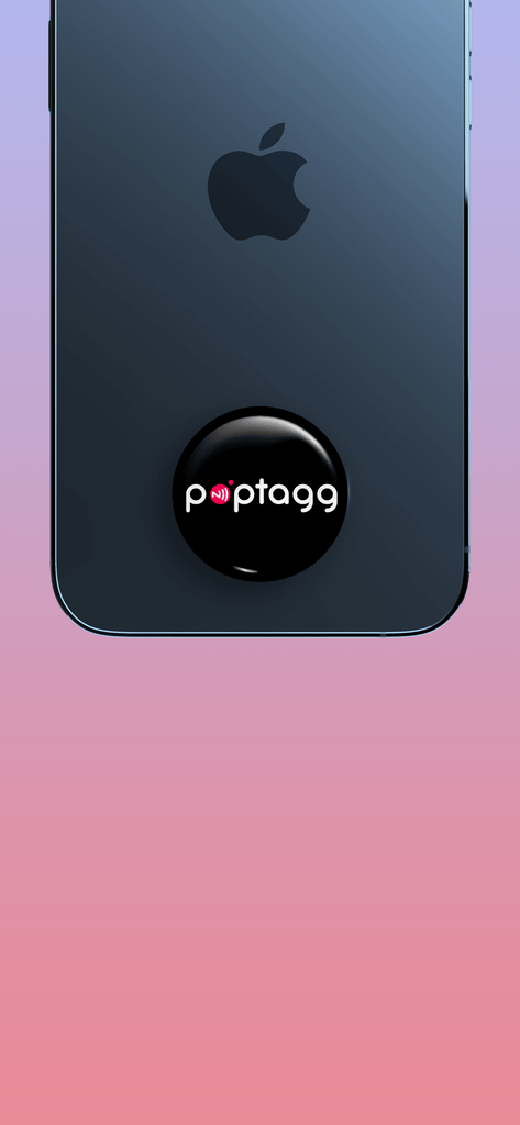 NFC Poptagg phone sticker 