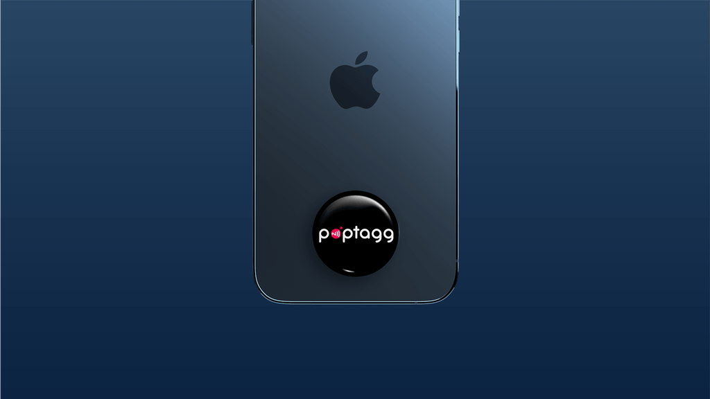 NFC Poptagg phone sticker 
